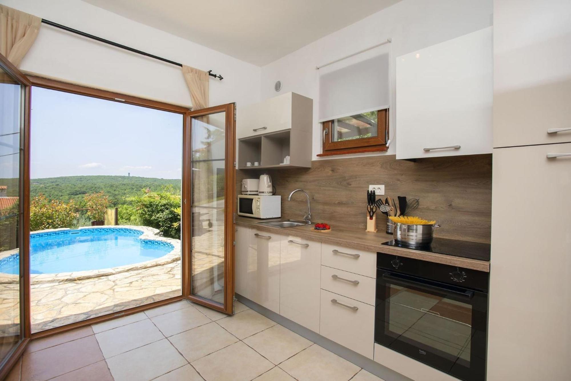Holiday Home Deborah With Private Pool Labin  Exteriör bild