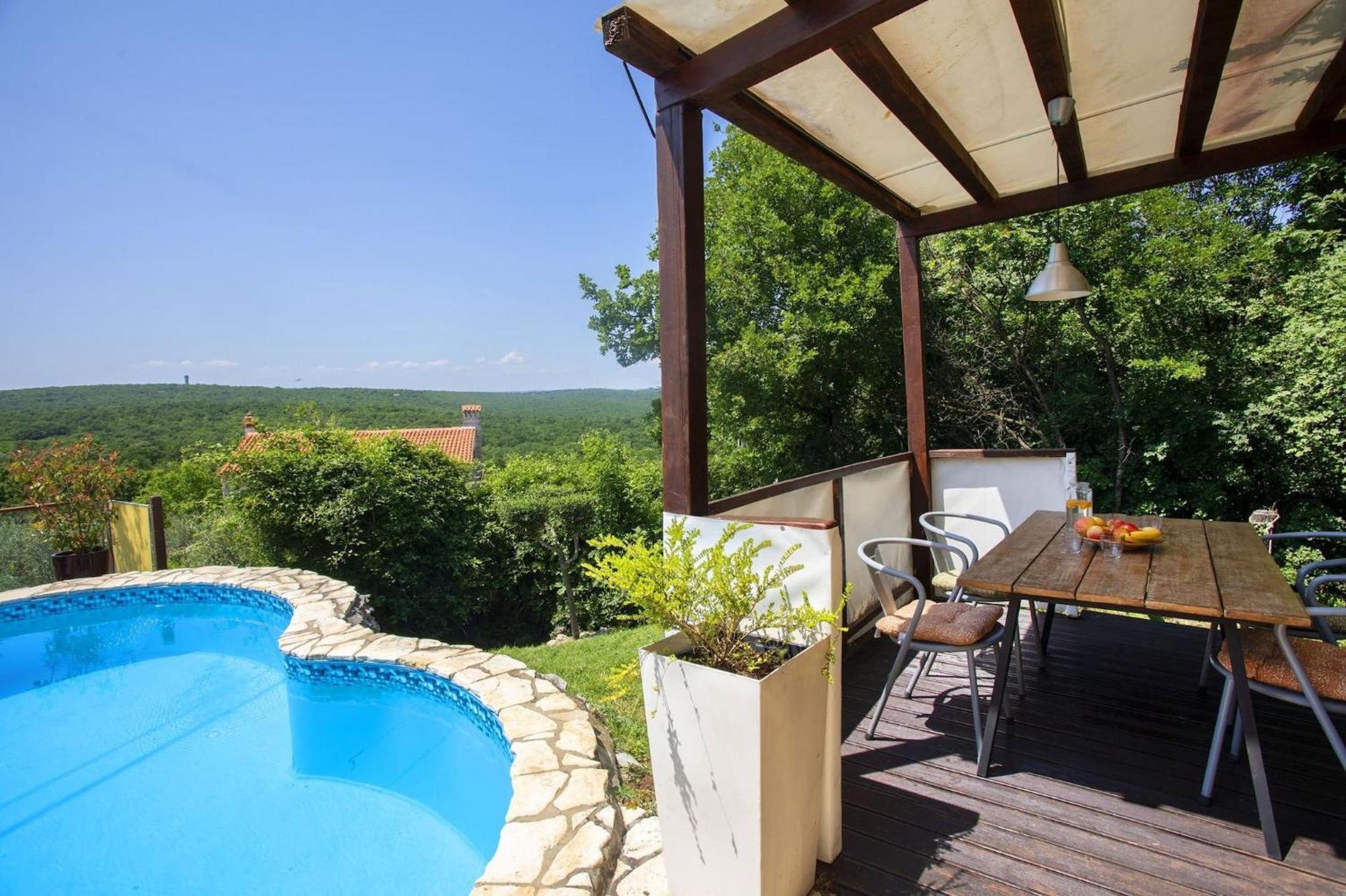 Holiday Home Deborah With Private Pool Labin  Exteriör bild